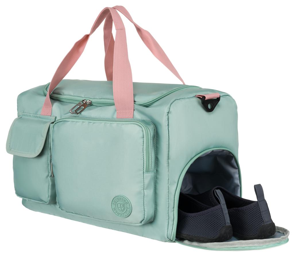 PTN 23032-8281 Green-Pink Travel Bag