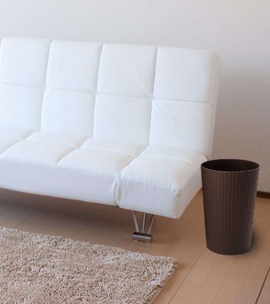 Asbel Trash Can M 10L Brown 621932 "Leclerc Collection"