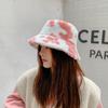 Cow Plush Fisherman Cap Soft Warm Hat Autumn Winter Outdoor Trend Fisherman Hats
