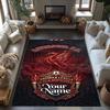 Liverpool Fc Personalized Text Area Rug Suitable For Game Room Kitchen Foyer Dormitory Antislip Rug Anime Office Decor Spiritual Gift