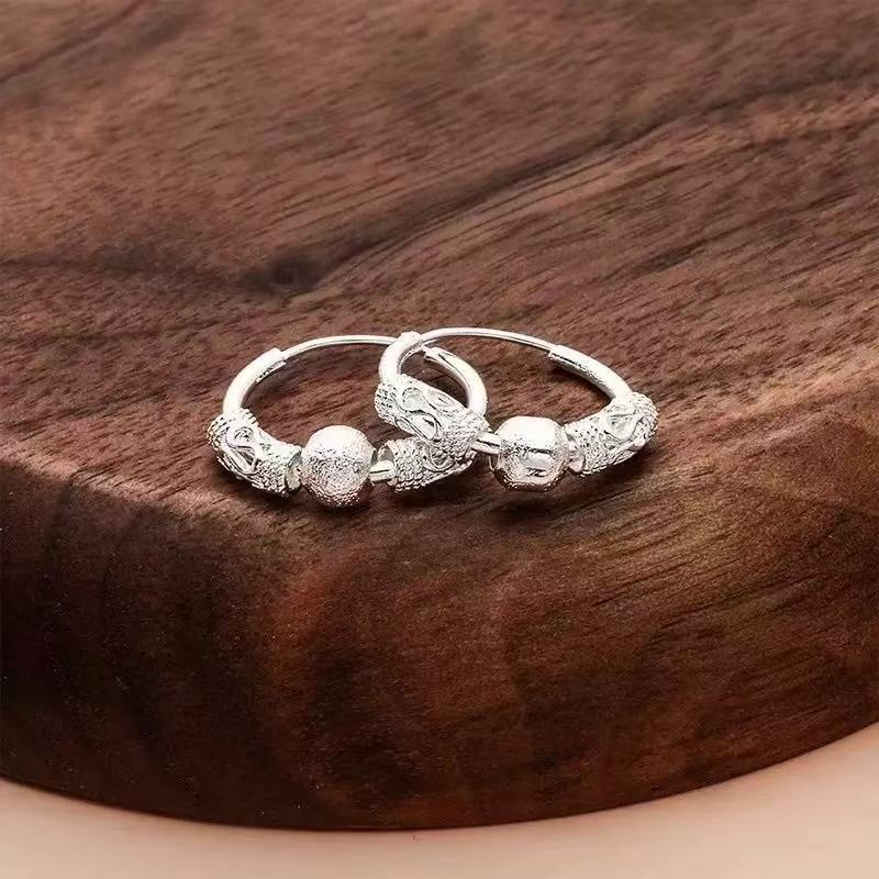 Women's Design with a Attraction for Wealth High-End Feel Elegant and Unique and Good Luck Earrings 1 Pair of Simple Earrings Rotatable  Accessories