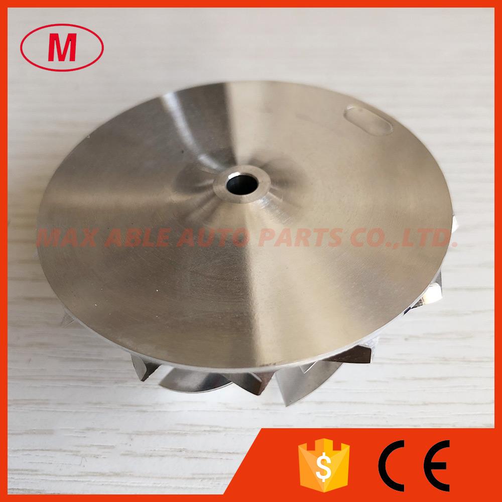 RHF5 Reverse 52.46/67.20mm 7+7 Blades High Performance Turbo Turbocharger Aluminum 2618/milling/billet Compressor Wheel