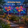 420LED Firework Lights Garden Decor Solar Power Outdoor Waterproof Pathway Flowers Lights for Patio Walkway Yard