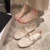 Large-sized Casual Single-shoe Women's 2025 Summer New Mesh One-strap Breathable Mesh Sandals for Women