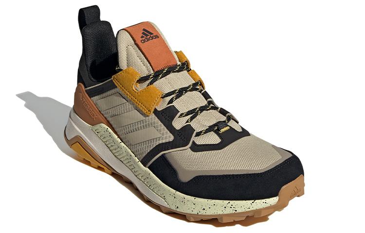 Adidas Terrex Trailmaker Running Shoes Men's Low Top Yellow/Brown/Black FU7239