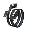 OIKWAN Internal Mini SAS To Right Angle Cord Compatible with RAID or PCI Express Controller SFF-8087 SFF-8087