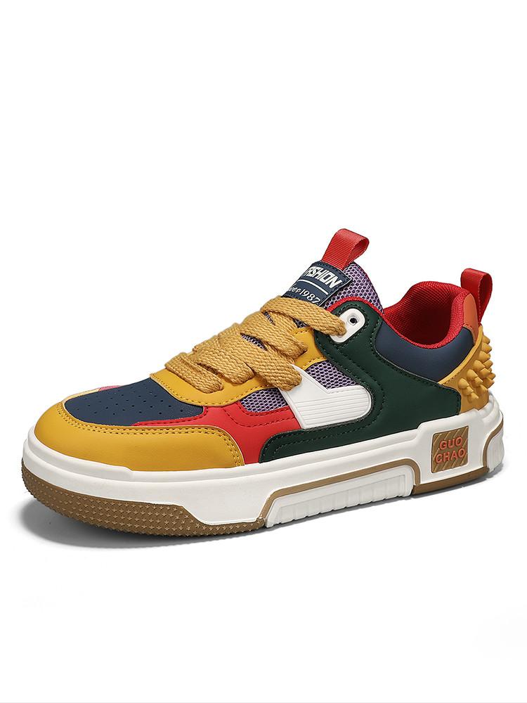 Four Seasons Fashion Sneakers Men Skate Shoes Comfortable Platform Men's Casual Sneaker Low-Cut Purple Sneakers Man Tenis Hombre