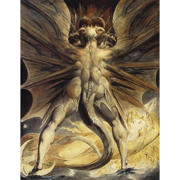 William Blake s tapestry Red Dragon 75x100