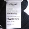Pristine CELINE Knit cap Logo embroidery beanie Navy cashmere mens 2AG83207O Used