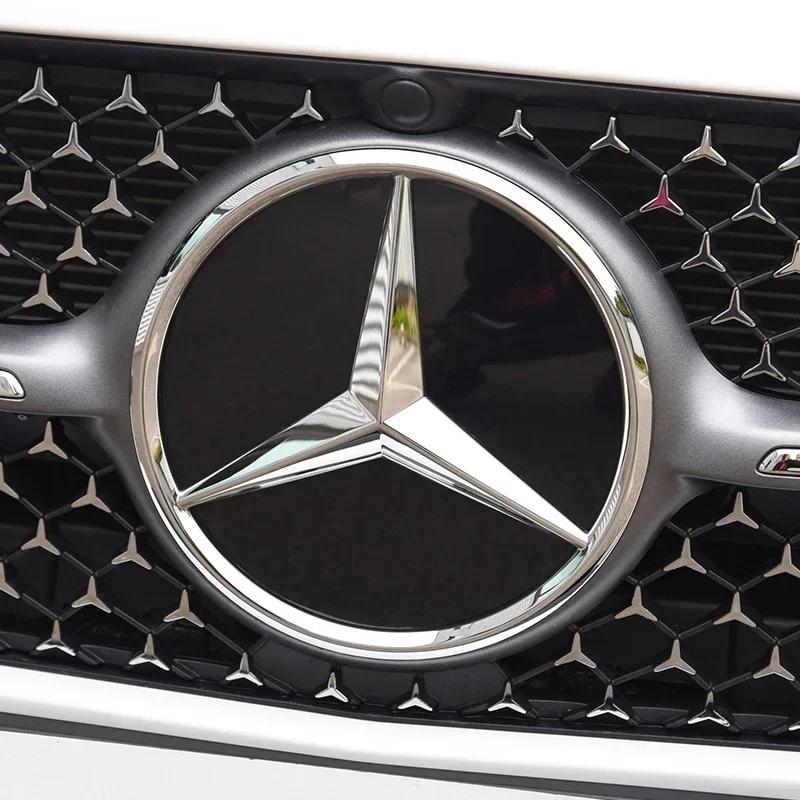 3D 188mm Front Grille Star Logo For Mercedes-Benz Emblem Badge C Class 2014-2018 GLS 2013-2017A-Class amg