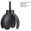 Mini Petal Golf Ball Retriever, 4-Prong Golf Ball Grabber Picker, Putter Grip Golf Ball Sucker Pickup Tool with Screw, Golf Accessories