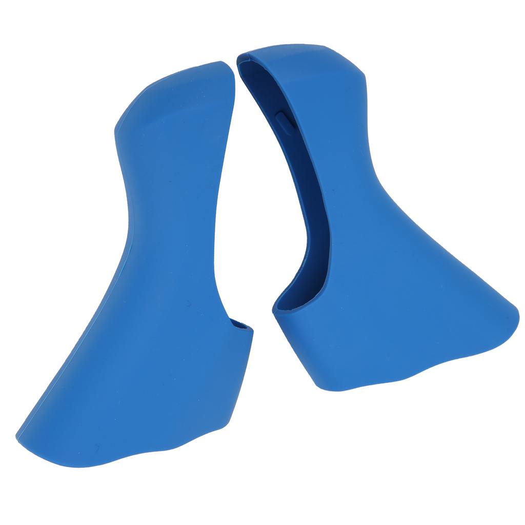 1Pair Bike Handlebar Cover Silicone Protective Comfortable Grips for Road Bicycle Cycling AccessoryBlue