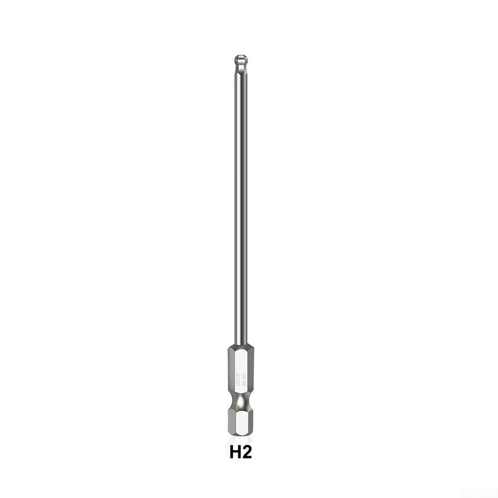 Ball End Screwdriver Bit Fine Workmanship Magnetic Metric Alloy Steel