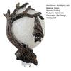 Halloween Inverted Bat Night Light Gothic Moon Tree Hanging Bat Plug-in Light Statue Holiday Party Bedroom Wall Outlet Bat Decorative Lamp