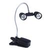 360 Degree Rotating Lamp Battery Powered Energy Saving Clip Reading Light With Flexible Hose For Home Outdoor Barbecue