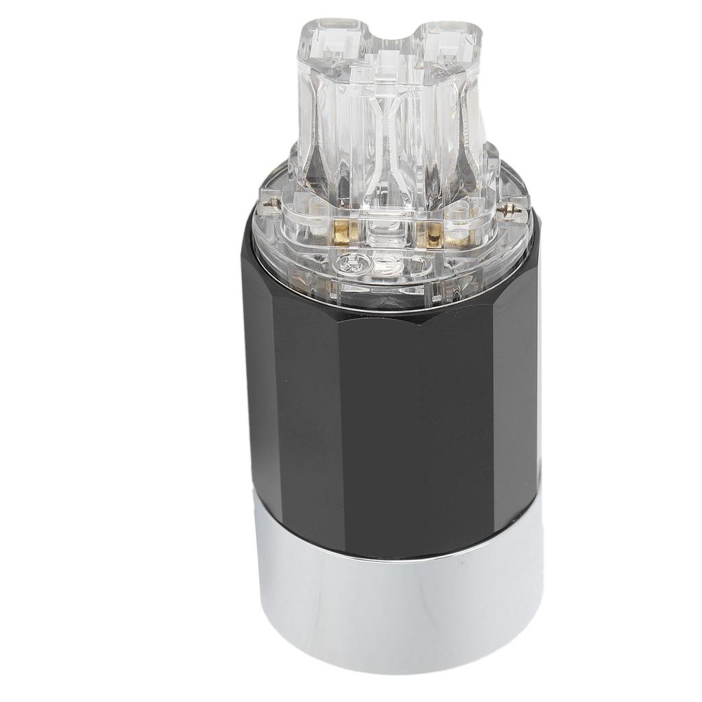 Monosaudio Pure Copper RhodiumPlated Power Plug HIFI Audio Connector Power Plug 100250V(F109R (Female) )