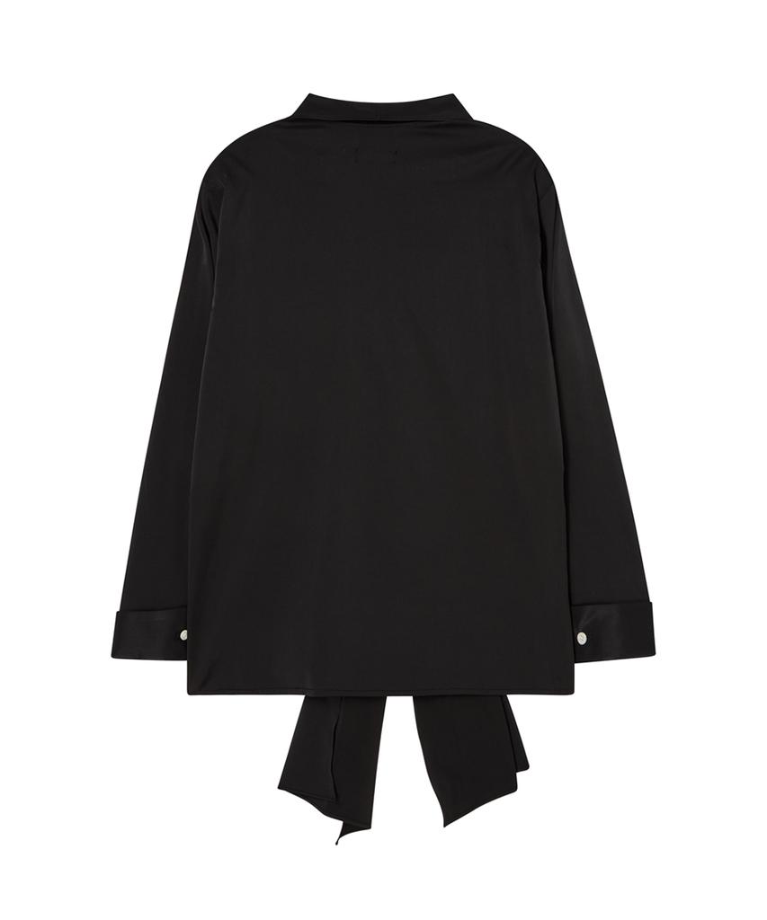 SILN Scarf Blouse (Black)