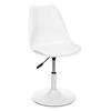 Scandinavian Style Adjustable Height Decorative Chair "Aiko" Atmosphera - White