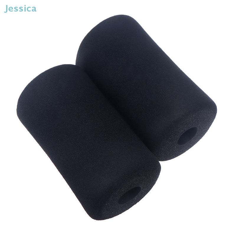 Large Foam Sleeve For Fitness Equipment Exercise Machines Roller Sit-Up Board Hook Foot Foam Fitness Pads 2Pcs