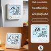 Temperature Humidity Meter Clock Temperature Format And Celsius For Home Office