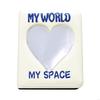 62KD 3 Inch 36 Pockets Photo Album Cartoon Hollow Heart Picture Storage Mini Scrapbooking for Case
