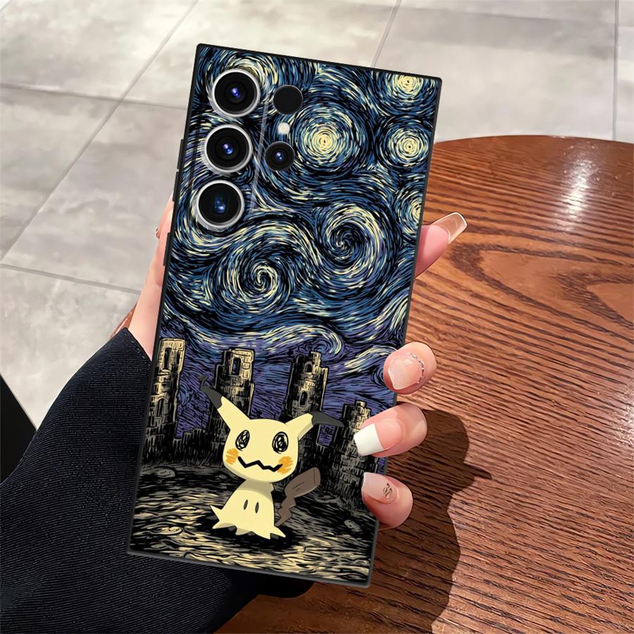 Funda Phone Cover Case for Samsung Galaxy S26 S21 FE S20 S25 Ultra S23 Note 20 Ultra 8 9 10 S10 S9 S24 Plus Hot Anime Pokemon