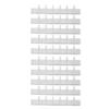 10Pcs Binding Combs ABS 6 Holes Rings for Teacher Student Document Notebook Making