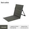 Portable Folding Camping Chair with Backrest and Cushion for Outdoor Beach, Balcony, Park, or Picnic Use