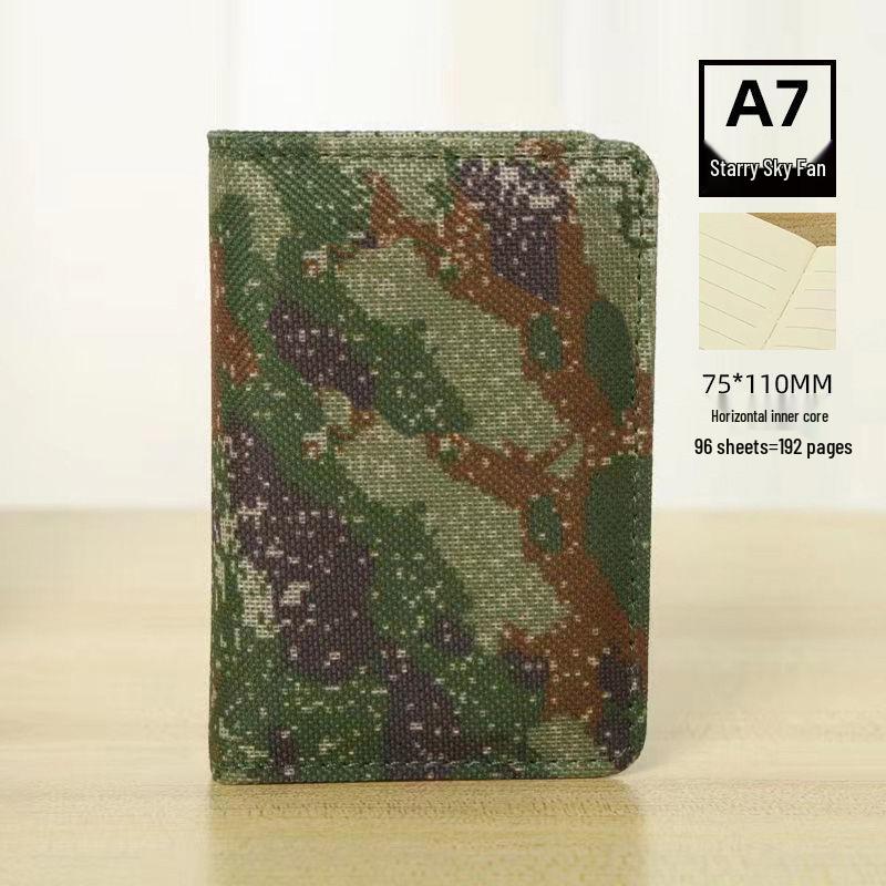Camouflage A7 Pocket Notebook: Thick, Portable, Small Notebook for Notes.