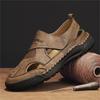Handmade Men's Soft Sole Leather Loafers - Winter Casual Flat Large Size