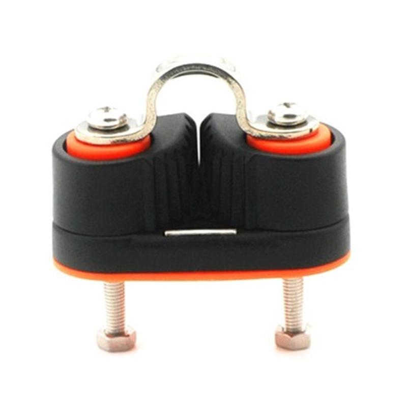 Double Rows Kayak Bearing Cleat Pilates Equipment Marine Boat Fast Entry Wire Clamp for Awnings Secure Cable Connections