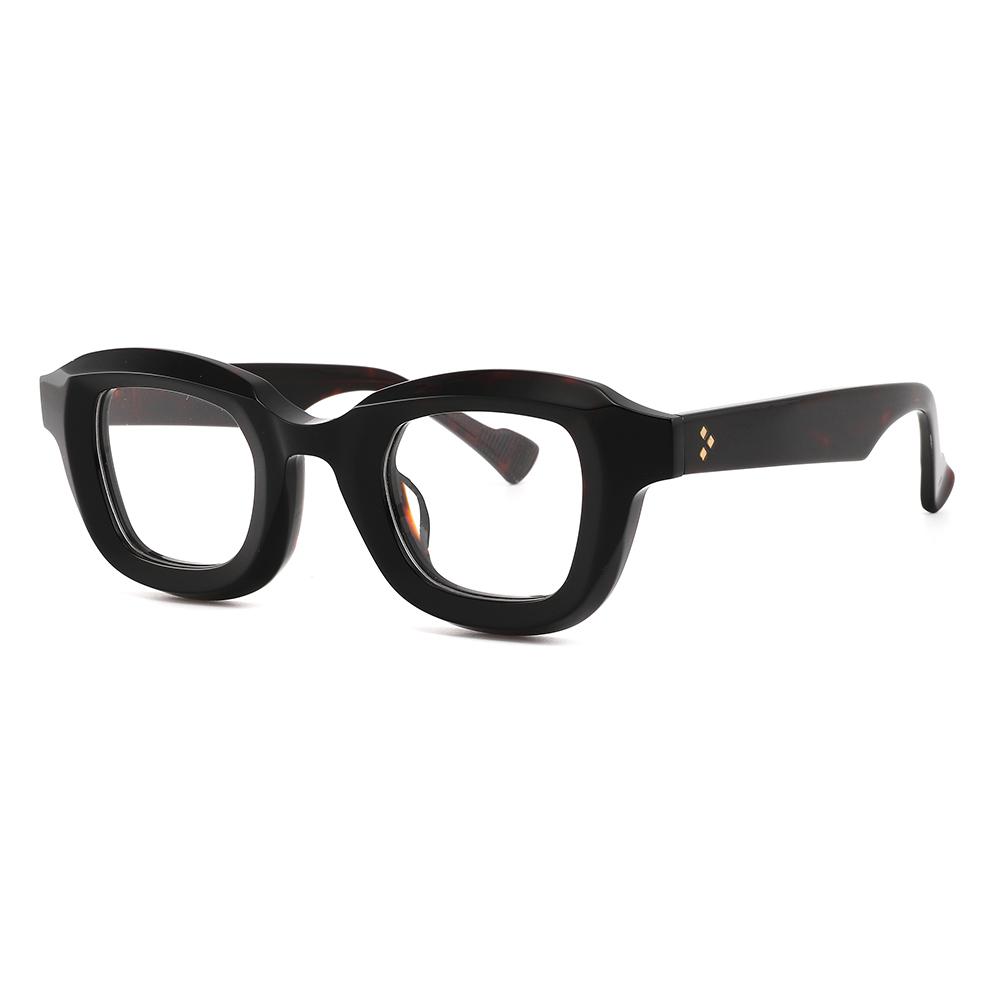 Photochromic Anti Blue Light Glasses for Men New Luxury Glasses Blue Light Protection Retro Acetate Optical Bezel Frame Man Lens