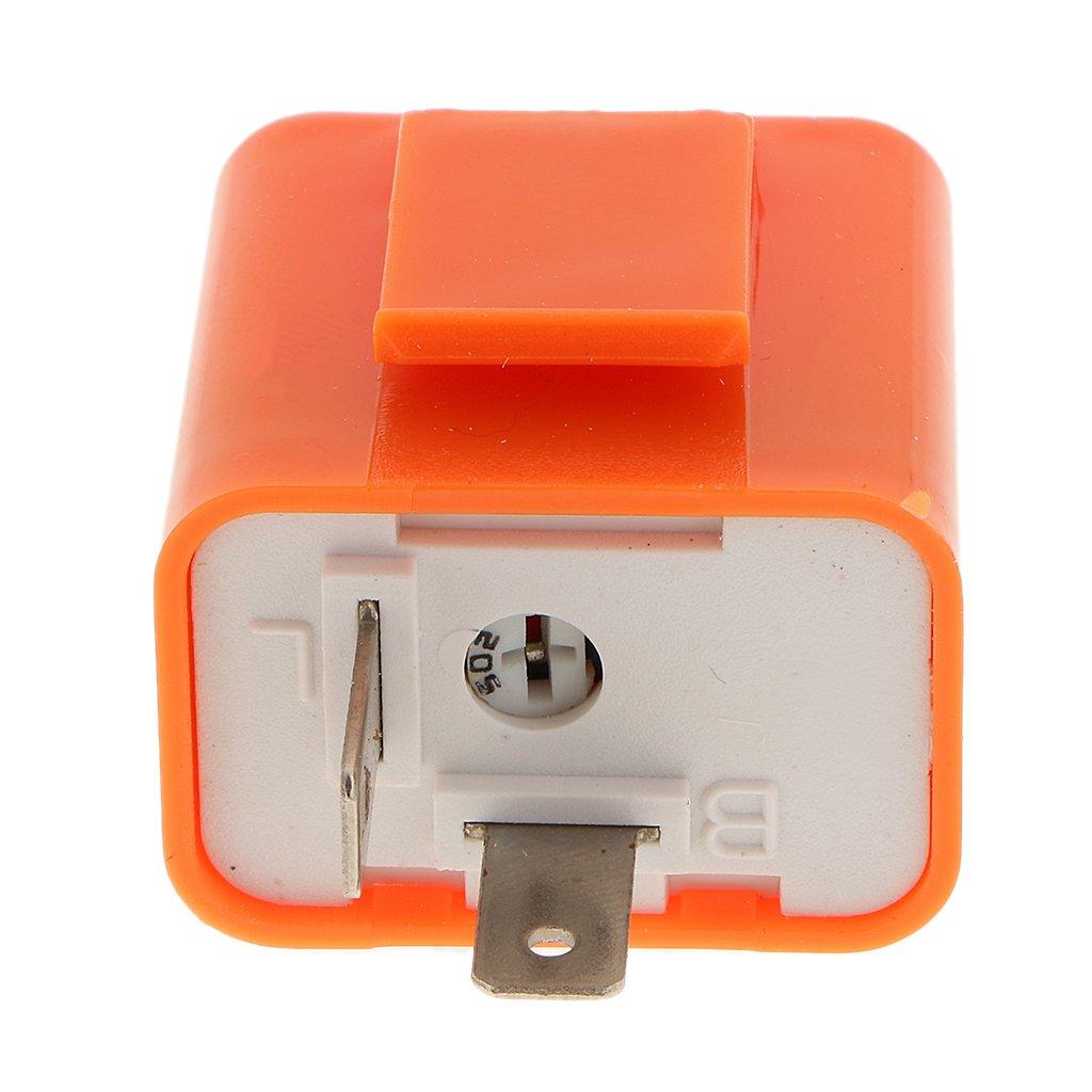 KOZEEY [No Brand Product] Flasher Relay 12V 2 Pin Motorcycle