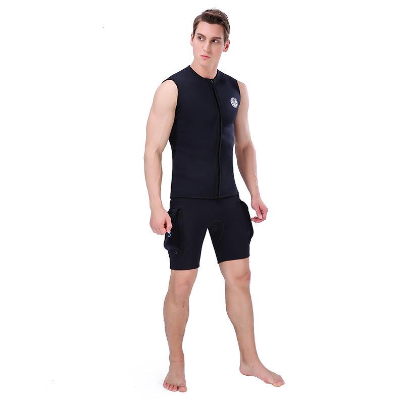 SLINX 3mm Diving Vest: Unisex, Sleeveless, Velvet-Lined Wetsuit for Warmth