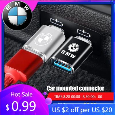 BAGI7 Adesivo de Carro Quente Quente Para Carro BMW Tipo-C USB Adaptador Leitor de Pen Drive Acessórios Para BMW G01 G02 F22 F23 E46 E93 E39 G26 F01 F0