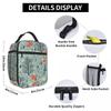 Cute Fox And Forest Pattern Insulated Lunch Bag for Women Children Leakproof Food Boxes Thermal Lunch Box Tote