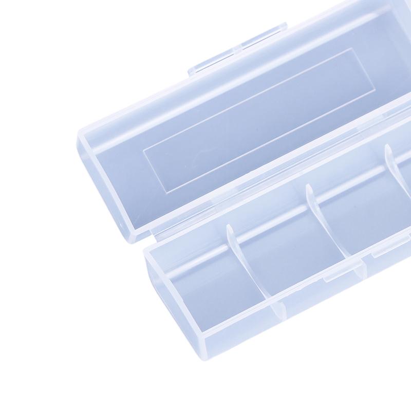 1/3Pcs 1 Section/2 Section/4 Section/8 Section 21700 Battery Anti Fall Protection Box 21700 Battery Pp Plastic Storage Box