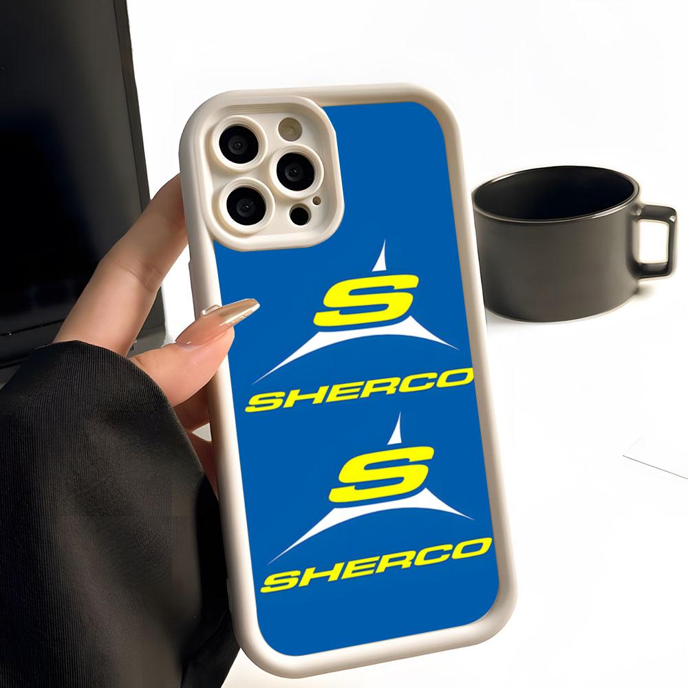 

Fashion Sherco Motorcycle Phone Case Simple Solid Color Matte Silicone For IPhone 16 15 14 13 12 11 Pro Max Plus Lens Full Prote IPHONE16PLUS
