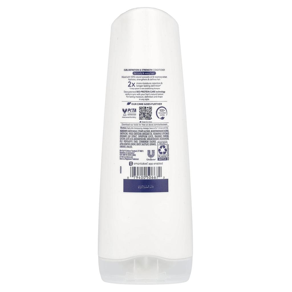 Dove, Curl Definition & Strength Conditioner, für lockiges und welliges Haar, 12 fl oz (355 ml)