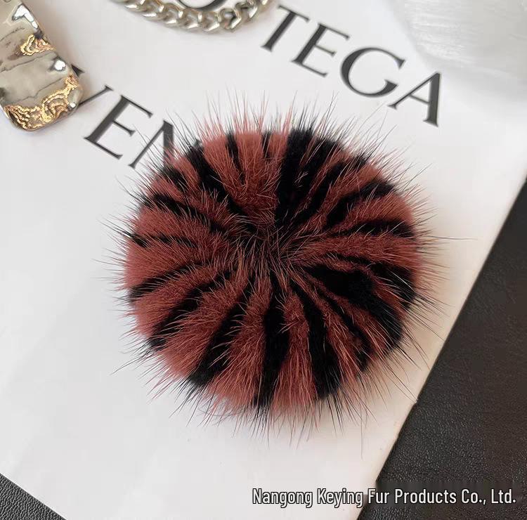 Korean Mink Fur Hair Tie: Cute & Plush High-End Hair Accessory for Women