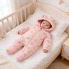 Unisex Baby Flannel Jumpsuit - Warm, Thickened Autumn/Winter Crawling Outfit for Newborns & Toddlers