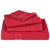 VidaXL Towels 10 Pcs Red 100x200 Cm 360 G/m² 100% Cotton, Beach Towel, Guest Towel, Large Towel of 136940