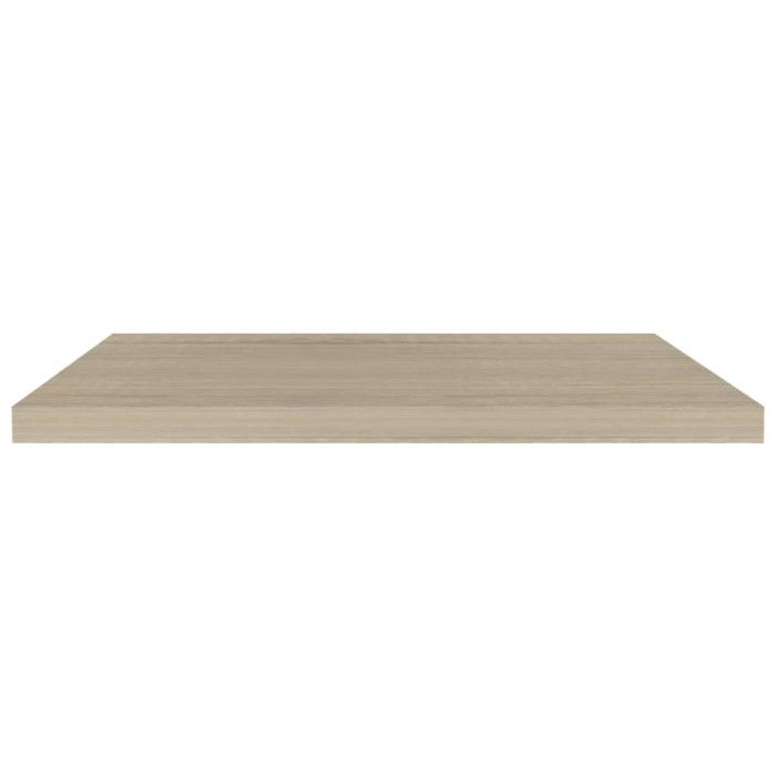 VidaXL Floating Wall Shelf Oak 80x23.5x3.8 Cm MDF