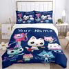 Custom Textile Dollhouse Fun Bedding 3 Piece Set HD Print Duvet Cover Pillowcases for Teens Adult Bedroom Decoration