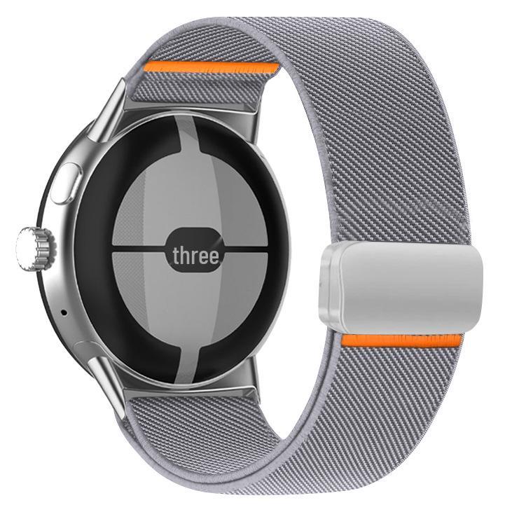 Google Elastic Nylon Buckle Strap for 41MM/45MM Watches