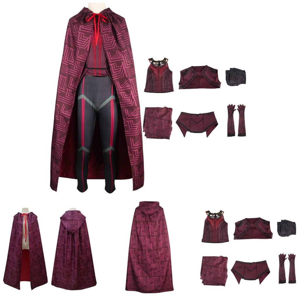 Halloween Just Got Better With The Wanda Vision Scarlet Witch Cosplay Costume Set