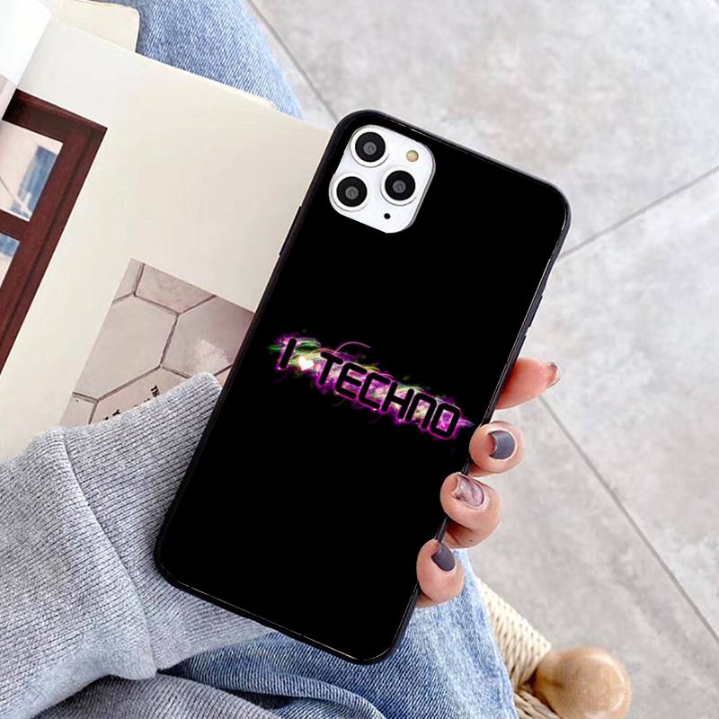 Techno Musik Handyhülle für iPhone 11 12 13 Mini Pro Max 8 7 6 6S Plus X 5 SE 2020 XR XS Funda Hülle