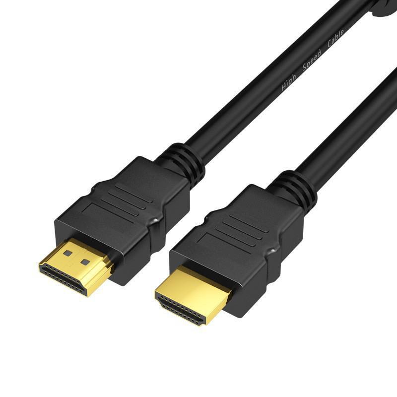 

Позолоченный HDMI-кабель высокой четкости, 1080p для телевизора, приставки и монитора 5 meters чёрный