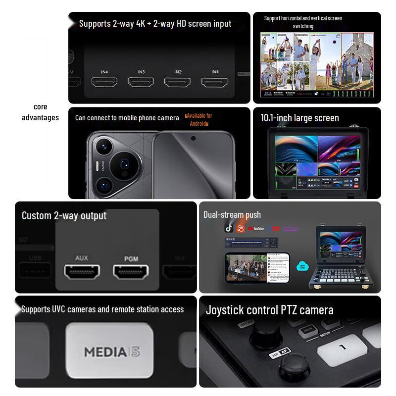 JiaShiYing N5 4K Live Broadcast Switcher