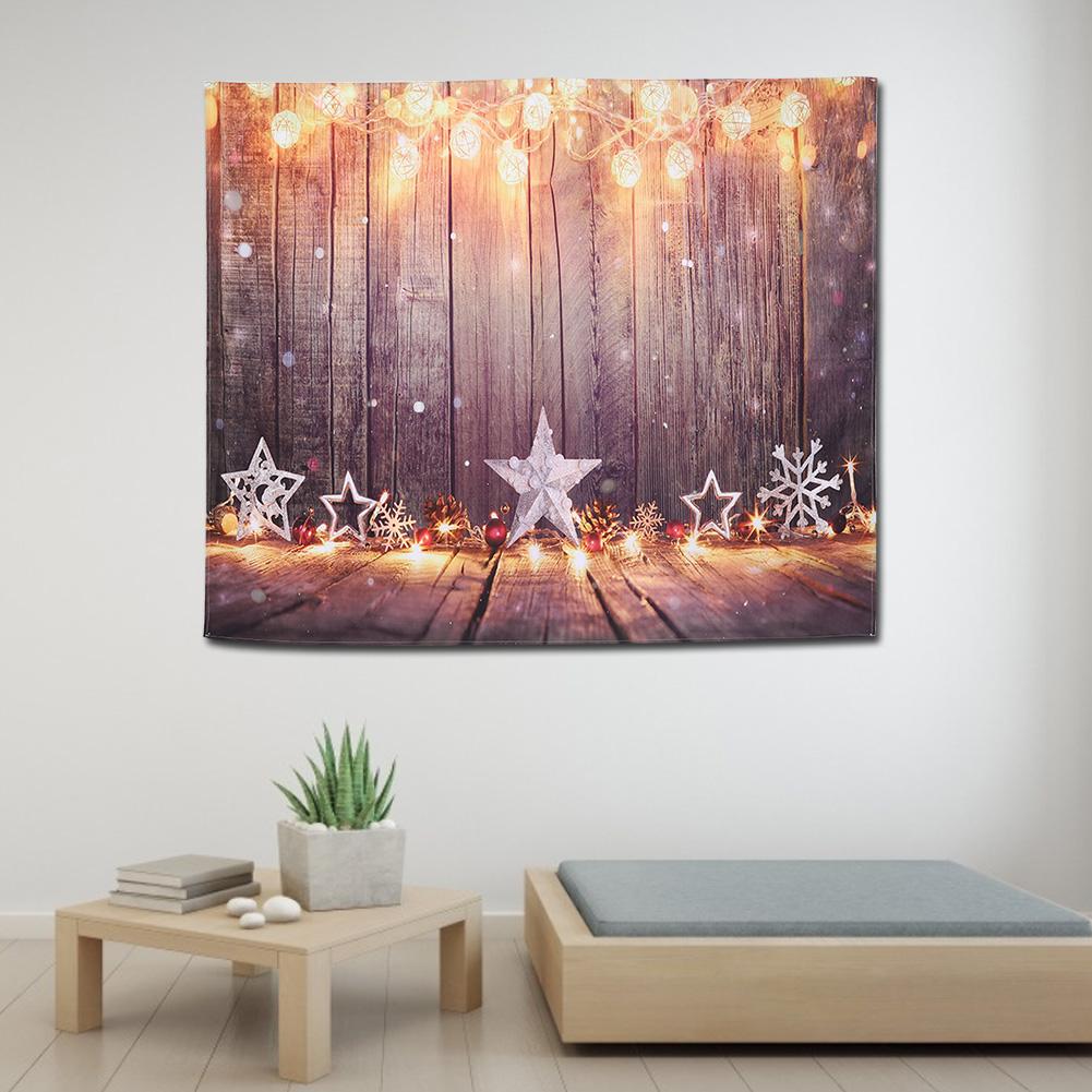 Christmas Wall Tapestry Wall Hanging Mat Carpet for Living Room Bedroom Dorm Home Decor